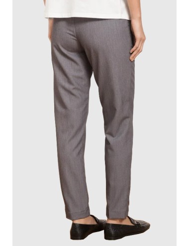 Twinset - pantalone grigio medio melange 222li28jj 0082m