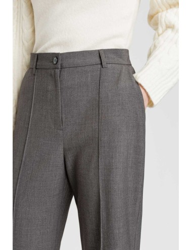 Twinset - pantalone grigio medio melange 222li28bb 0082m