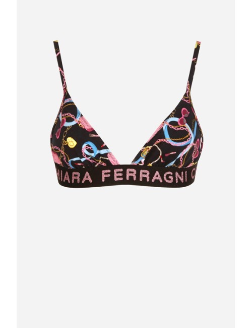 Chiaraferragni - reggiseno triangolo cf iconic 4613 3218 1555 nero