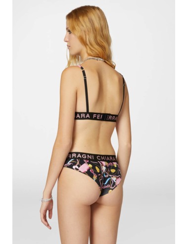 Chiaraferragni - reggiseno triangolo cf iconic 4613 3218 1555 nero