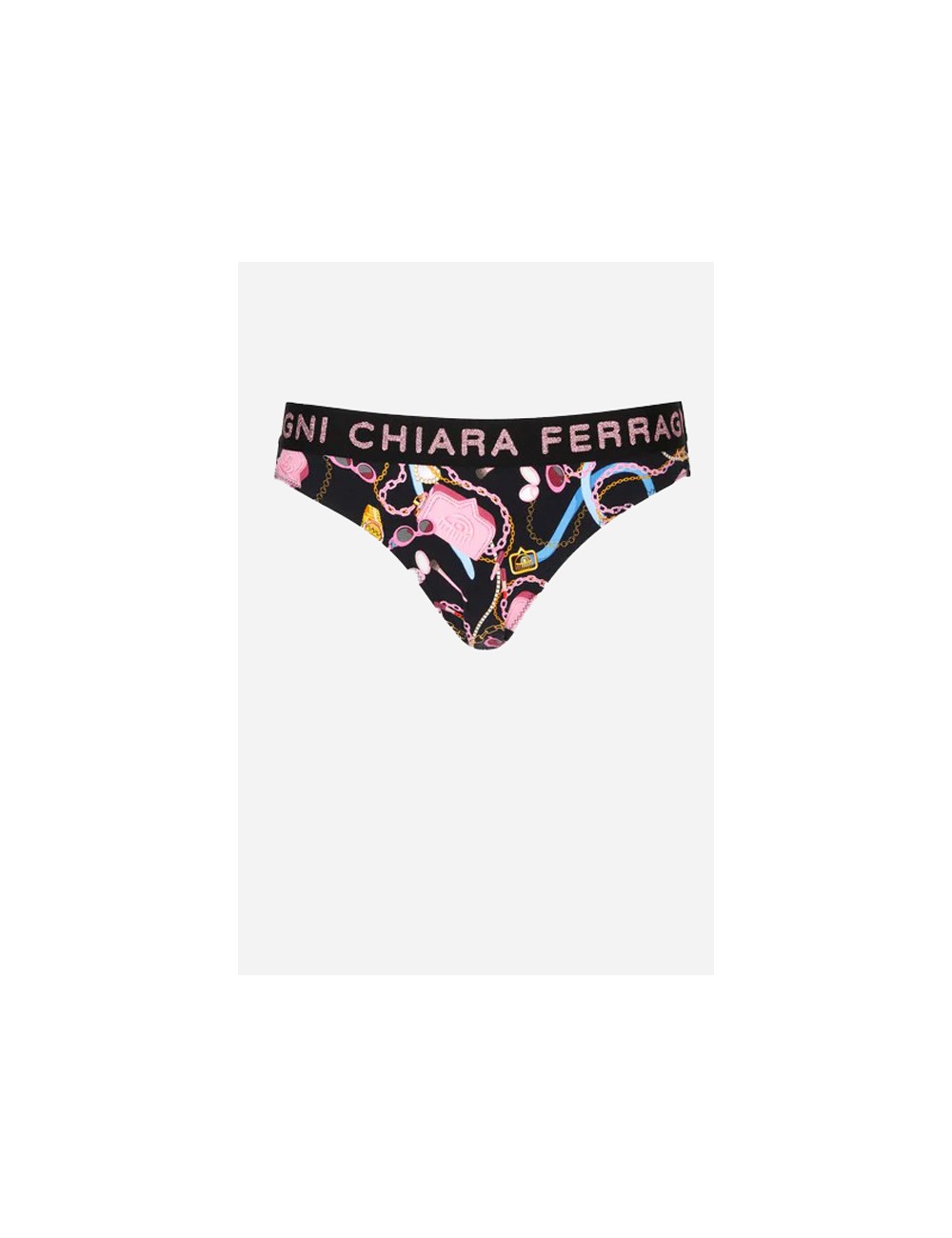 Chiaraferragni - slip brasiliano cf iconic 4733 3218 1555 nero