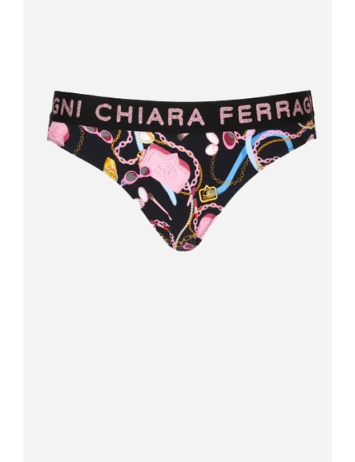 Chiaraferragni - slip brasiliano cf iconic 4733 3218 1555 nero