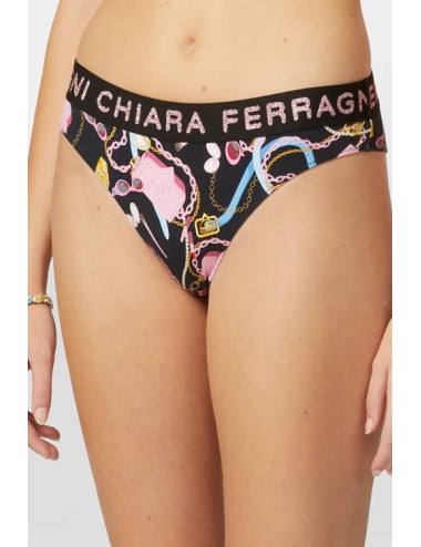 Chiaraferragni - slip brasiliano cf iconic 4733 3218 1555 nero