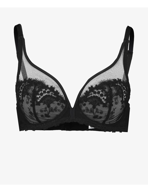 Simone perele -  reggiseno a triangolo coppa intera scollato sognare - 12z319 015 nero