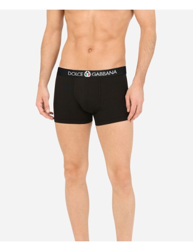 Dolce&gabbana - boxer in cotone strech n60022 o0020 nero