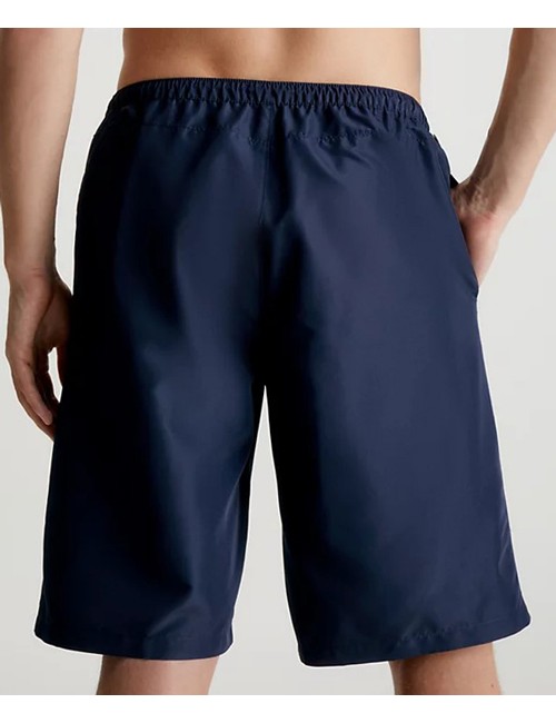 Ck - pantaloncini da surf - ck monogram km0km00805-dca navy iris