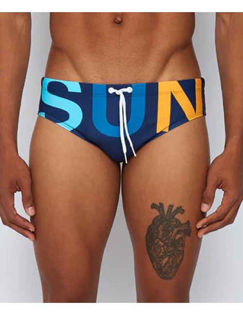 Sundek - slip mare con logo m296ssl411m 0071