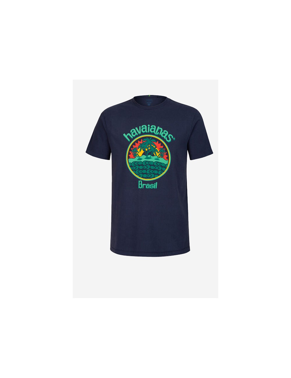 Havaianas - t-shirt round patch navy blue 4146451.0037