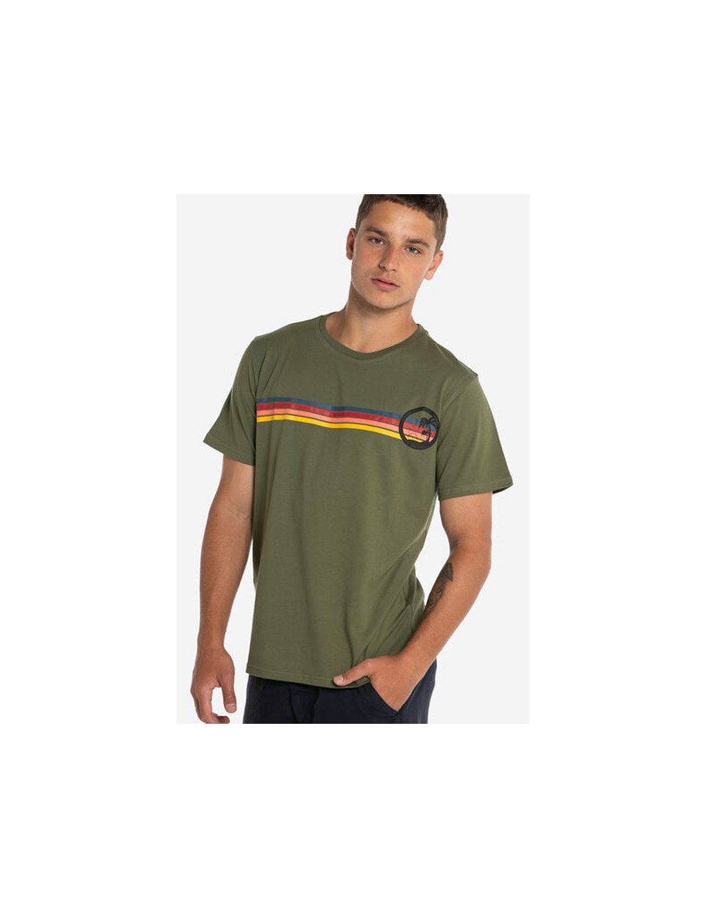 Havaianas - t-shirt classic olive green 4147488.0891