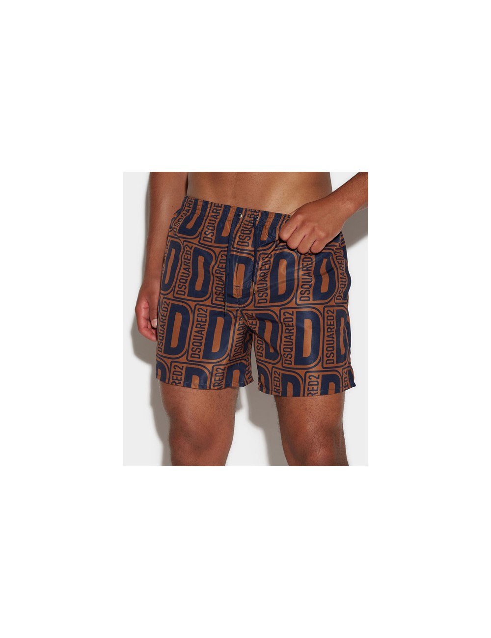 Dsquared2 - boxer midi fantasia d maxi d7b544580 286 moro/blu