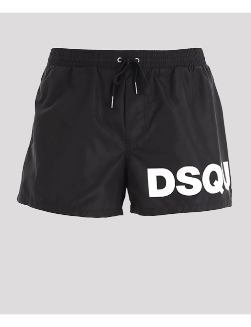 Dsquared2 - boxer maxi scritta d7b5c4690 010 nero