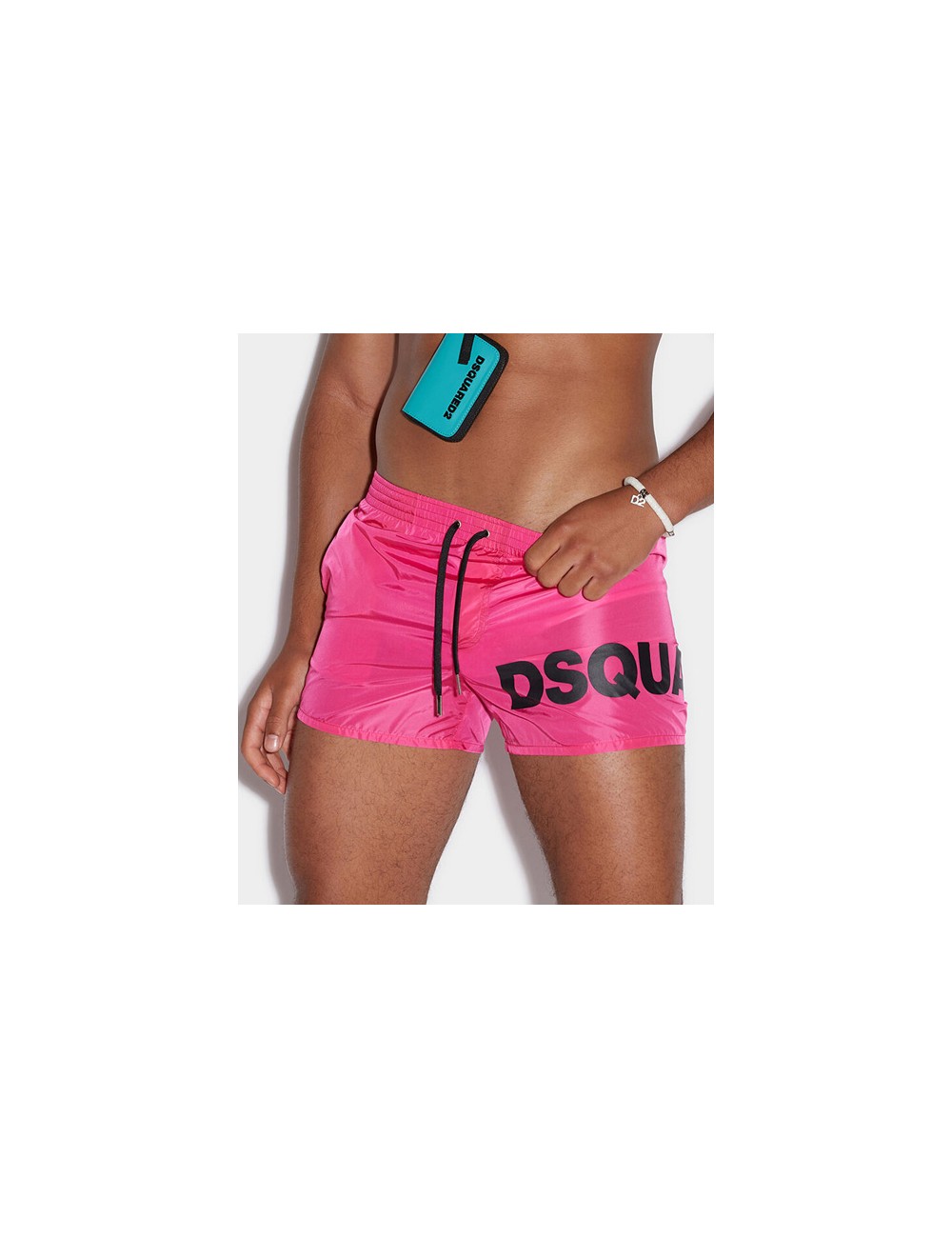 Dsquared2 - boxer maxi scritta d7b5c4690 530 fuxia