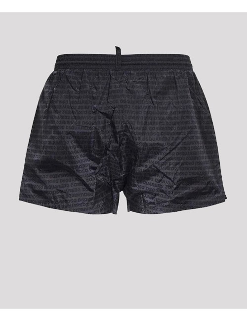 Dsquared2 - boxer corto all-over d7b644630 099 nero