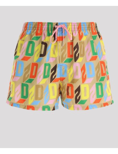 Dsquared2 - boxer corto fantasia d2 d7b644720 278 caffè