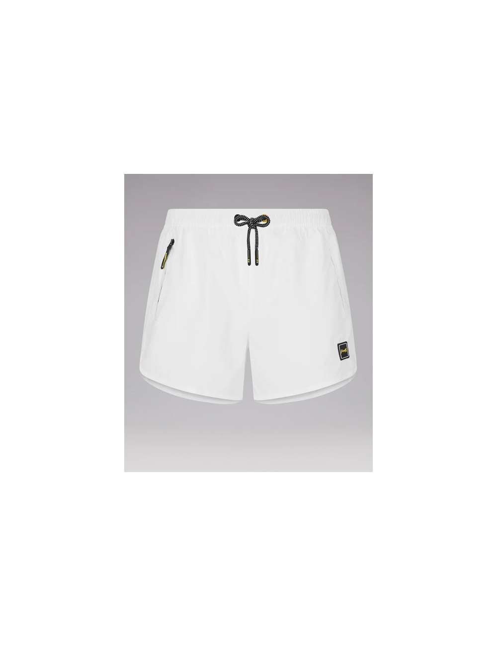 Effek - short t.u. con zip laterali fk23-2003wh bianco