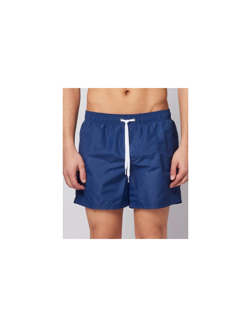 Sundek - boxer mare corto vita elastica ricamato iconic taffeta m720bdta100 00700 navy