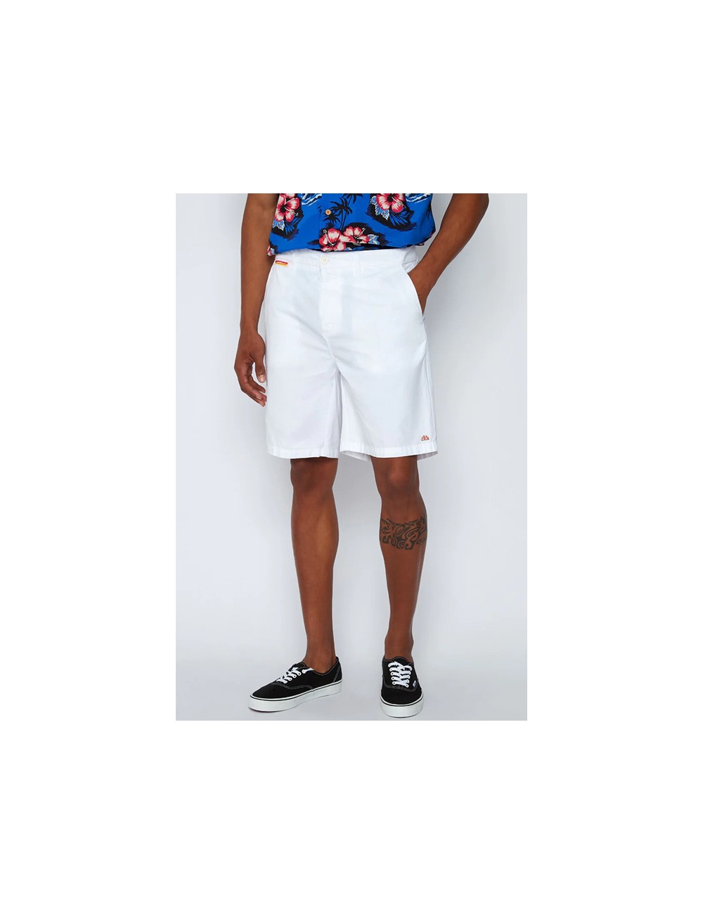 Sundek - walkshort cotone popeline off-white m231wkpp900 03900