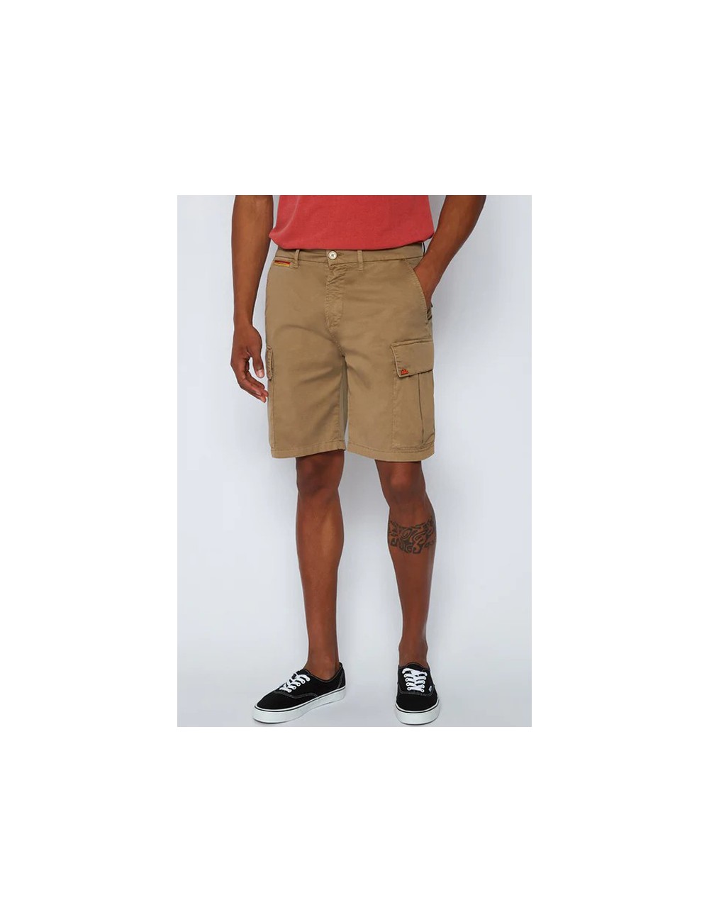 Sundek - walkshort in twill di cotone khaki m229wktw100 15800