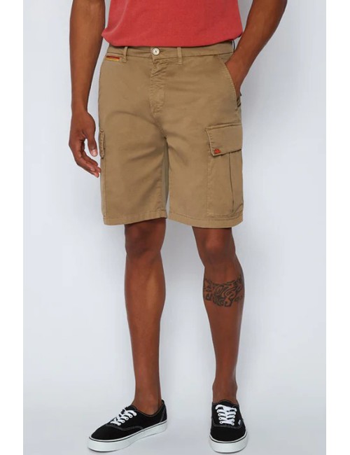 Sundek - walkshort in twill di cotone khaki m229wktw100 15800