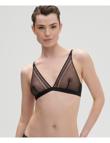 Simone perele - reggiseno senza ferretto olympe 1c5250 015 nero - 12407