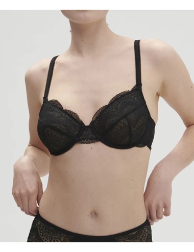 Simone perele - reggiseno con ferretto scoll. prof. karma 12v310 015 nero