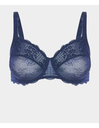 Simone perele -  reggiseno ferretto scollato reve - 12z313 596 cosmic blu