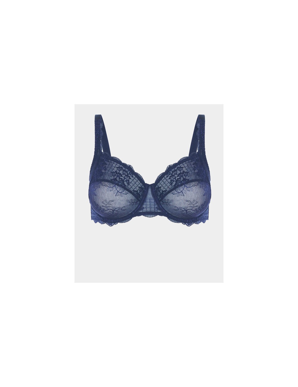 Simone perele -  reggiseno ferretto scollato reve - 12z313 596 cosmic blu