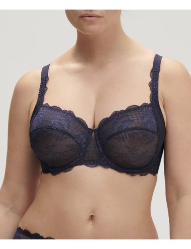 Simone perele -  reggiseno ferretto scollato reve - 12z313 596 cosmic blu