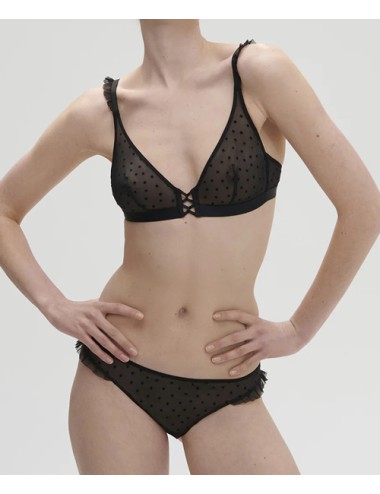 Simone perele -  reggiseno triangolo scollato lucie - 1c8250 015 nero