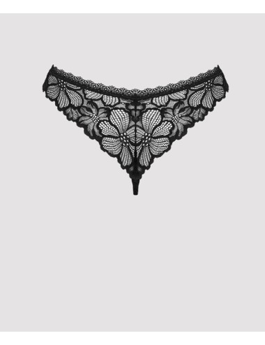 Obsessive lingerie - serafia sexy mutandine in pizzo nero 4059