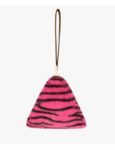 Jayley - borsa a piramide in ecopelliccia fmpbg65a06z animalier fuxia