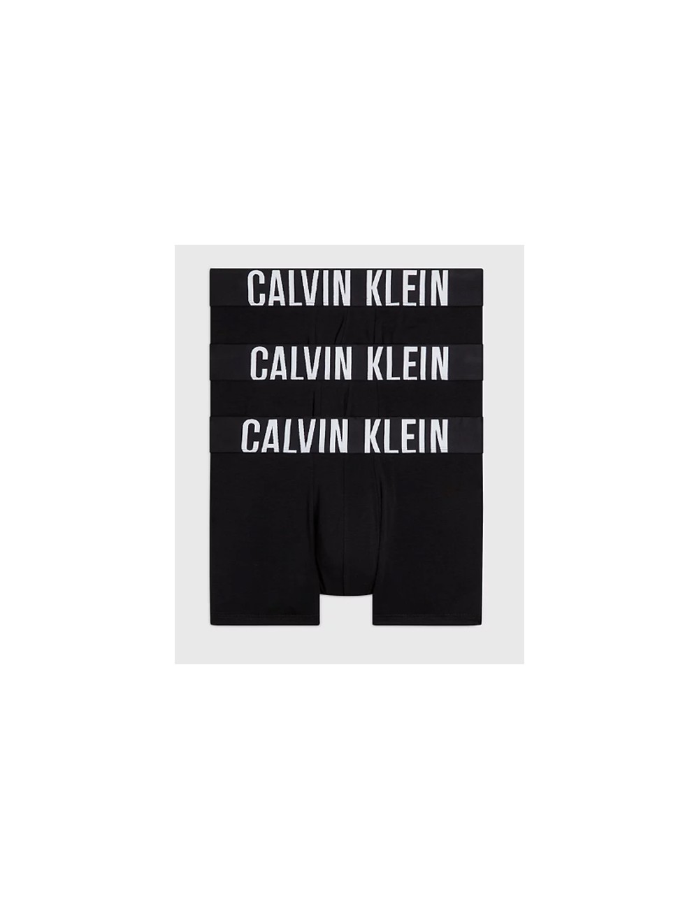 Ck - boxer aderenti 3pack cotton strech 000nb3608a-ub1 nero