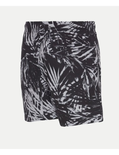 Ck - pantaloncini da bagno con cordoncino medio - ck print km0km01005-0gu