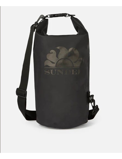 Sundek - borsa a tubo impermeabile 20lt am355abpv200 00401 nero