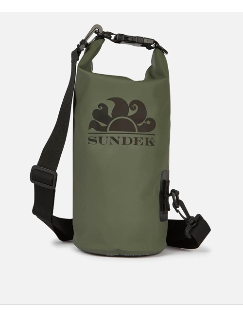 Sundek - borsa a tubo impermeabile 20lt  am355abpv200 30201 dk ar green