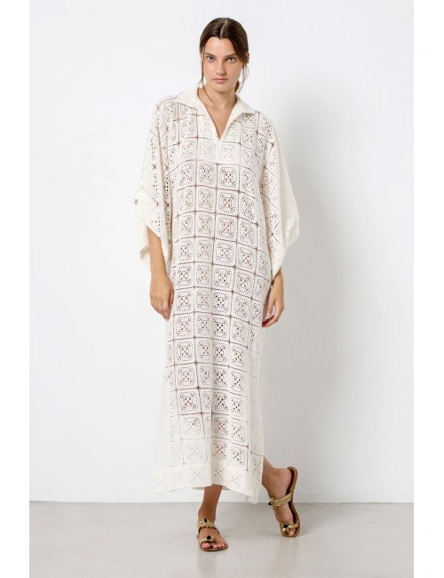 Christianzen - maxi kaftan 14sqd2 chloe off white