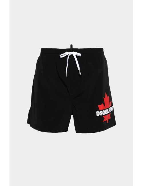 Dsquared2 - boxer midi foglia  d7b5f560 002 nero