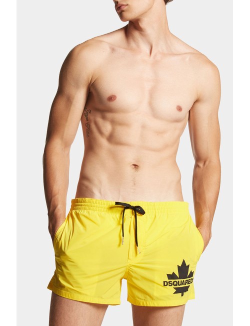 Dsquared2 - boxer midi foglia  d7b5f560 731 giallo