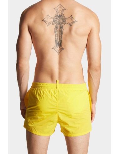 Dsquared2 - boxer midi foglia  d7b5f560 731 giallo