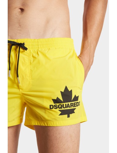 Dsquared2 - boxer midi foglia  d7b5f560 731 giallo