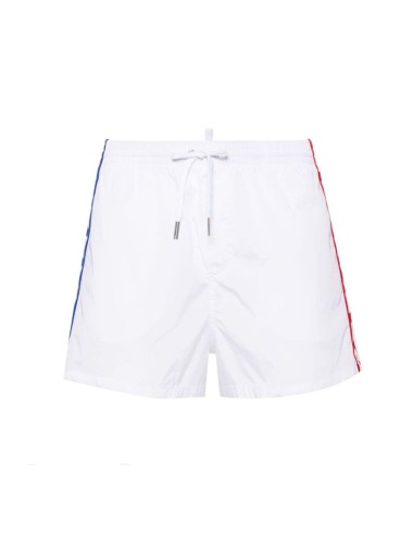 Dsquared2 - boxer midi banda dsq2 d7b64554 145 bianco