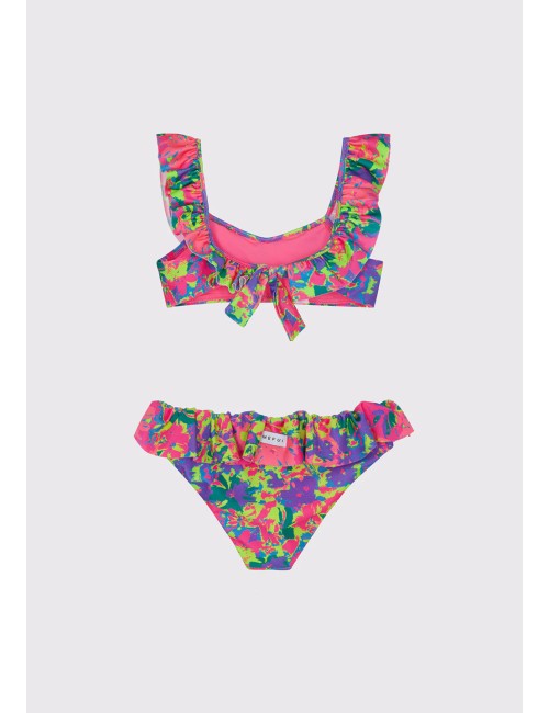 Mefui - bikini triangolo e slip fisso glitch mj24-0101x1