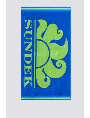 Sundek - new classic telo mare con logo am312atc1050 a2201 over sky