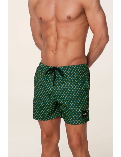 Effek - short fantasia mood micro pattern fk24-2070x03 verde