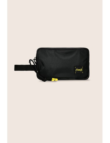 Effek - pochette con logo tinta unita fk24-a205bk nero