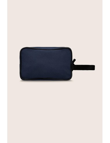 Effek - pochette con logo tinta unita fk24-a205bu blu