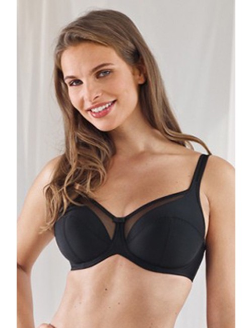 Anita - reggiseno comfort con ferretto clara 5460 nero