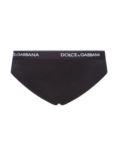 Dolce&gabbana - slip medio 2pack strech cotton n9a03j o0025 nero