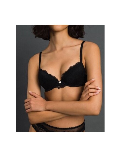 Twinset - reggiseno push-up con pizzo e tulle 192ll6c44