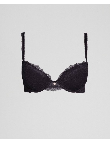 Twinset - reggiseno push-up con pizzo e tulle 192ll6c44